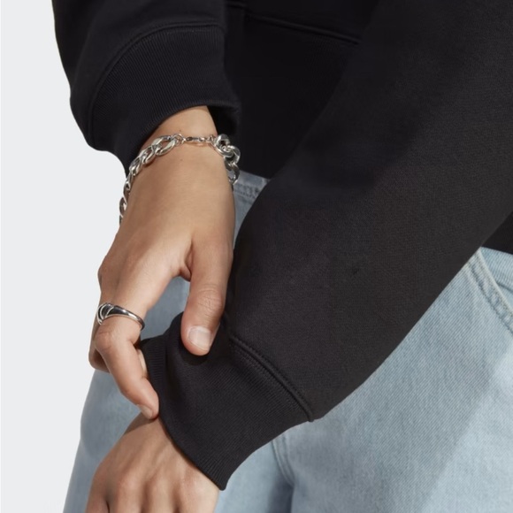 Adidas Adicolor ESSENTIALS CREW SWEATSHIRT Black Size XS - Picture 10 of 12